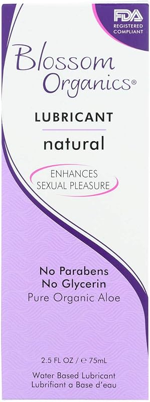 Blossom Organics Lubricant Natural Moisturizing Vegan